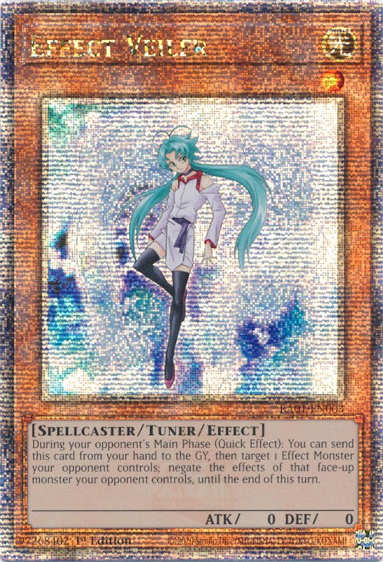 Effect Veiler [RA01-EN003] Quarter Century Secret Rare | Rock City Comics