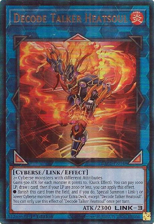 Decode Talker Heatsoul [RA01-EN048] Prismatic Ultimate Rare | Rock City Comics