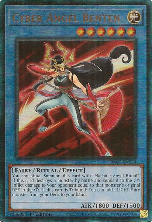 Cyber Angel Benten [RA01-EN024] Prismatic Ultimate Rare | Rock City Comics