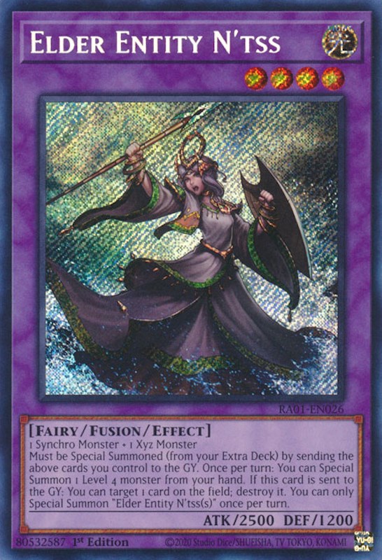 Elder Entity N'tss [RA01-EN026] Secret Rare | Rock City Comics