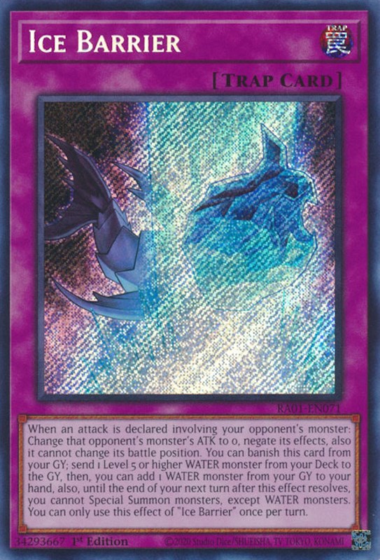 Ice Barrier [RA01-EN071] Secret Rare | Rock City Comics