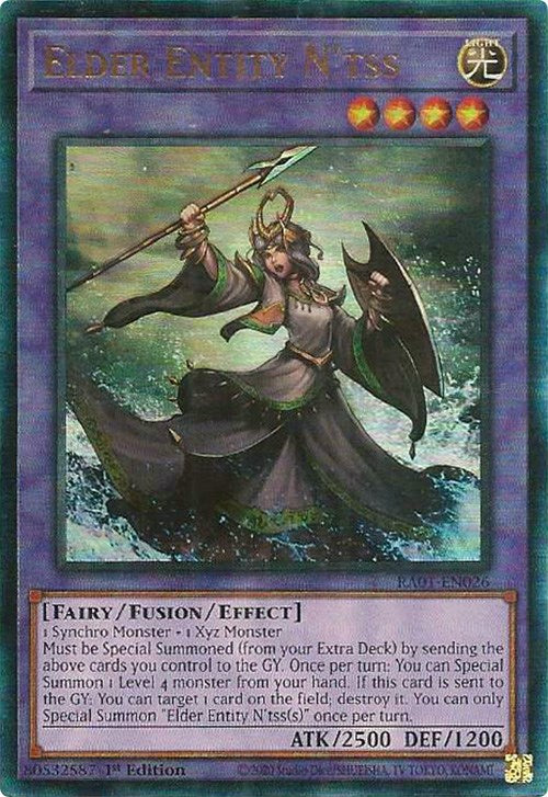 Elder Entity N'tss [RA01-EN026] Prismatic Ultimate Rare | Rock City Comics