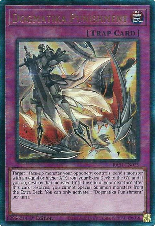 Dogmatika Punishment [RA01-EN076] Prismatic Ultimate Rare | Rock City Comics