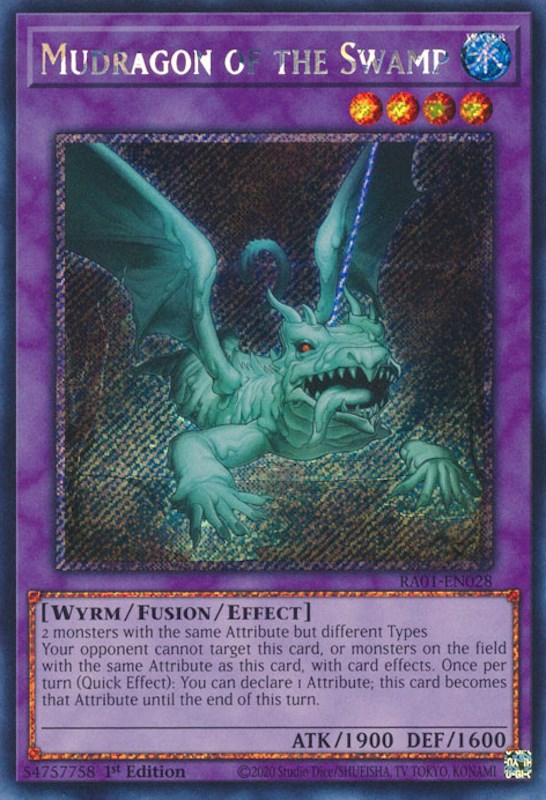 Mudragon of the Swamp [RA01-EN028] Platinum Secret Rare | Rock City Comics