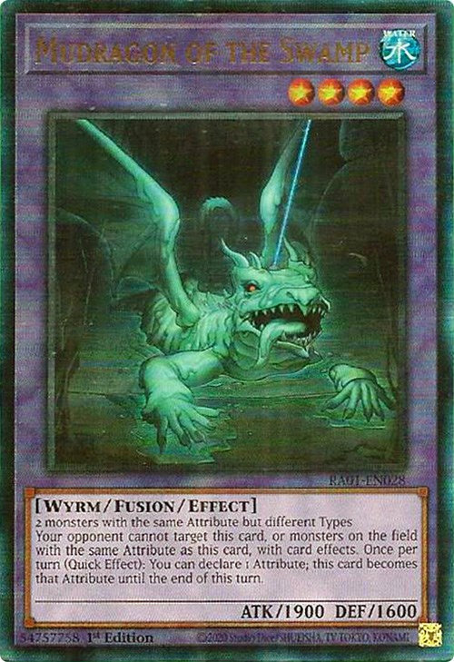 Mudragon of the Swamp [RA01-EN028] Prismatic Ultimate Rare | Rock City Comics