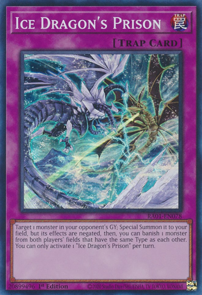 Ice Dragon's Prison [RA01-EN078] Super Rare | Rock City Comics