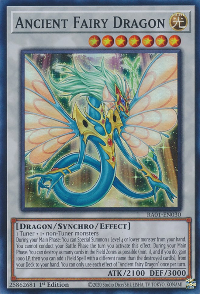 Ancient Fairy Dragon [RA01-EN030] Super Rare | Rock City Comics