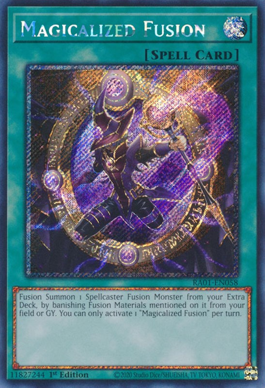 Magicalized Fusion [RA01-EN058] Platinum Secret Rare | Rock City Comics