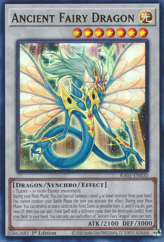 Ancient Fairy Dragon [RA01-EN030] Ultra Rare | Rock City Comics