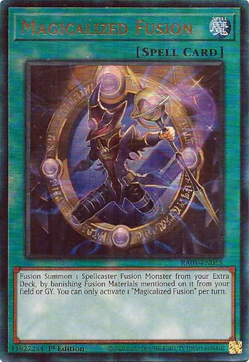 Magicalized Fusion [RA01-EN058] Prismatic Ultimate Rare | Rock City Comics