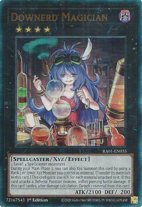 Downerd Magician [RA01-EN035] Prismatic Ultimate Rare | Rock City Comics