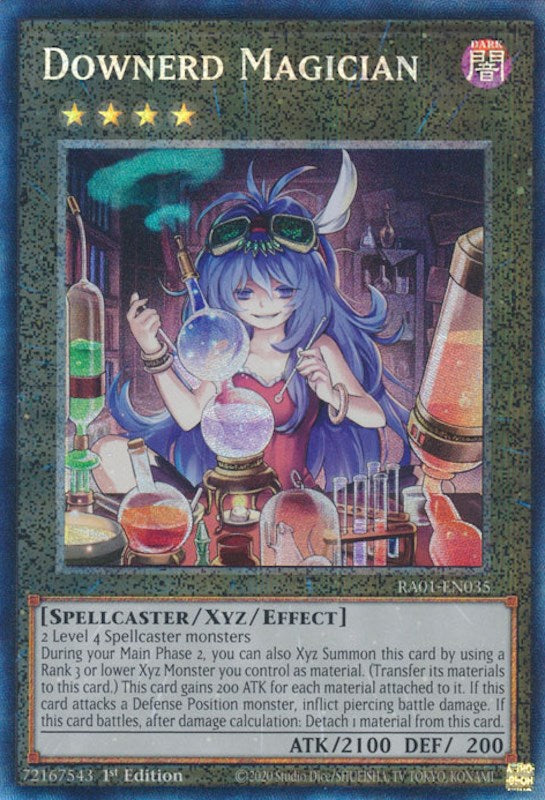 Downerd Magician [RA01-EN035] Prismatic Collector's Rare | Rock City Comics