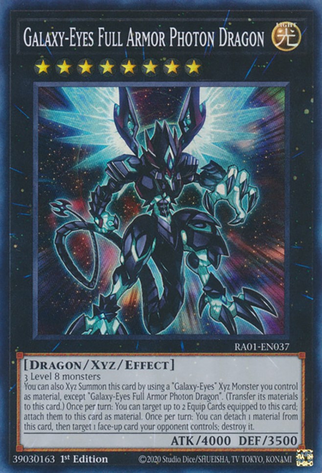 Galaxy-Eyes Full Armor Photon Dragon [RA01-EN037] Super Rare | Rock City Comics