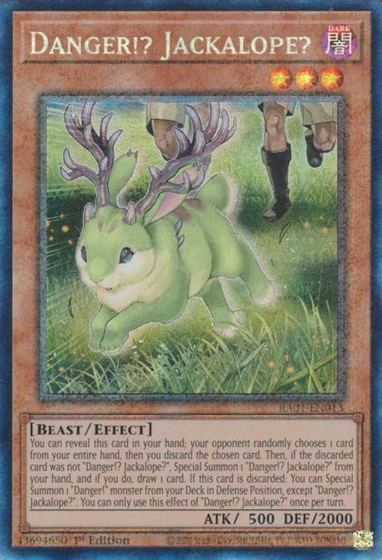 Danger!? Jackalope? [RA01-EN013] Prismatic Collector's Rare | Rock City Comics