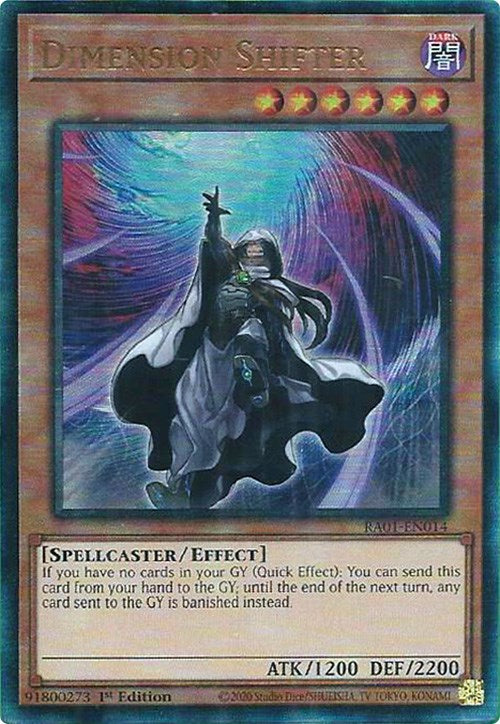 Dimension Shifter [RA01-EN014] Prismatic Ultimate Rare | Rock City Comics