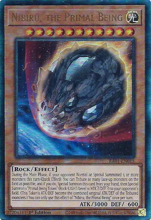 Nibiru, the Primal Being [RA01-EN015] Prismatic Ultimate Rare | Rock City Comics