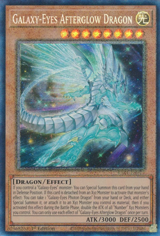 Galaxy-Eyes Afterglow Dragon [RA01-EN017] Prismatic Collector's Rare | Rock City Comics