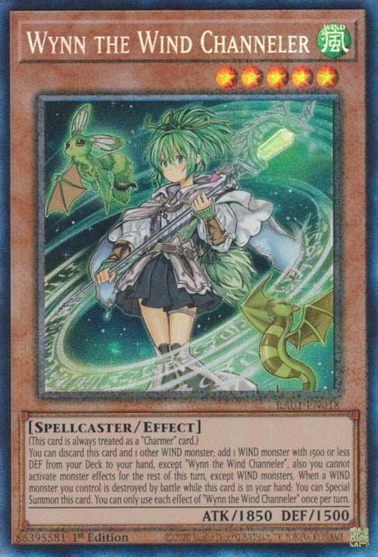 Wynn the Wind Channeler [RA01-EN018] Prismatic Collector's Rare | Rock City Comics