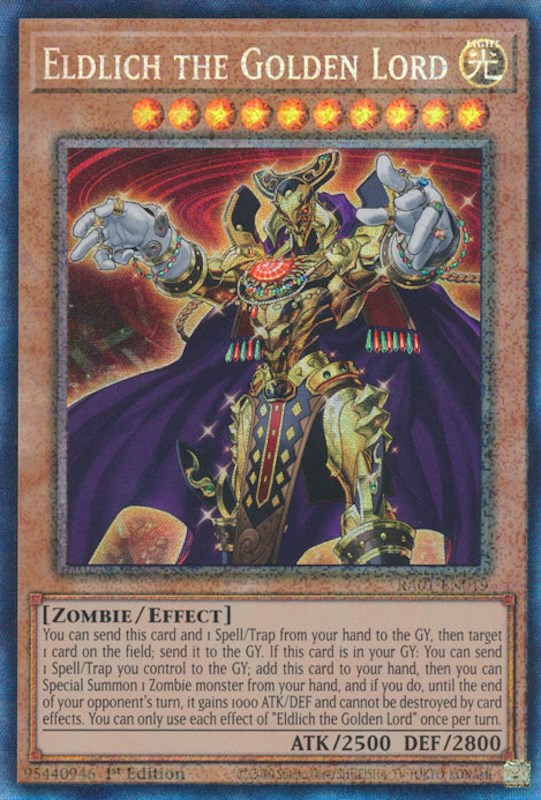 Eldlich the Golden Lord [RA01-EN019] Prismatic Collector's Rare | Rock City Comics