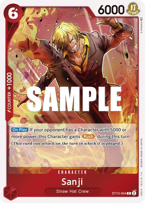 Sanji [Ultimate Deck - The Three Captains] | Rock City Comics