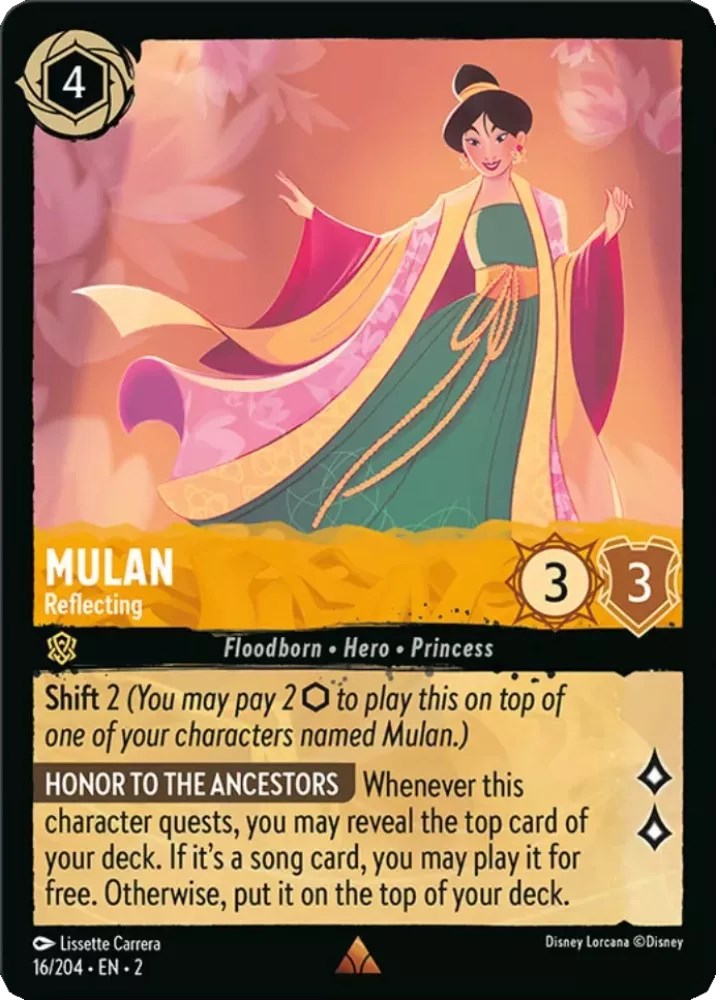 Mulan - Reflecting (16/204) [Rise of the Floodborn] | Rock City Comics