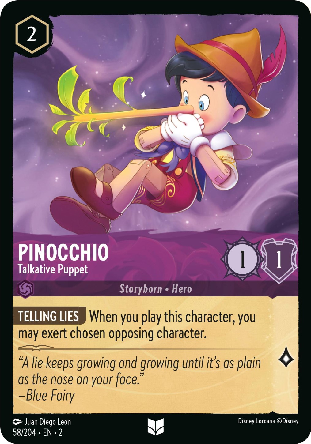 Pinocchio - Talkative Puppet (58/204) [Rise of the Floodborn] | Rock City Comics