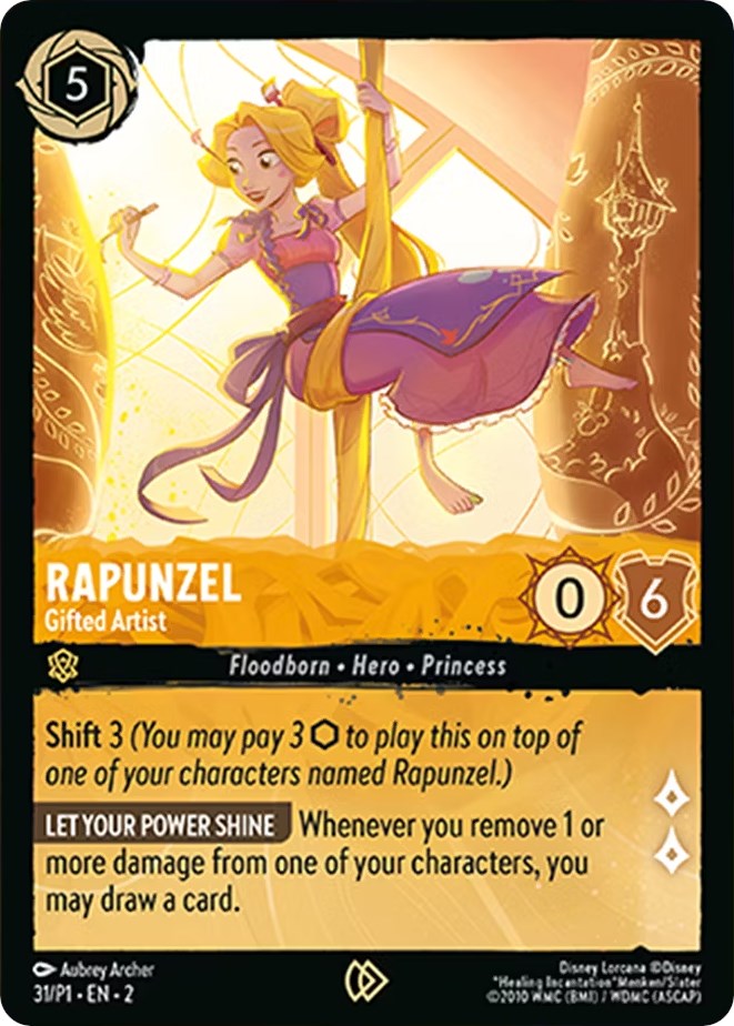 Rapunzel - Gifted Artist (31) [Promo Cards] | Rock City Comics