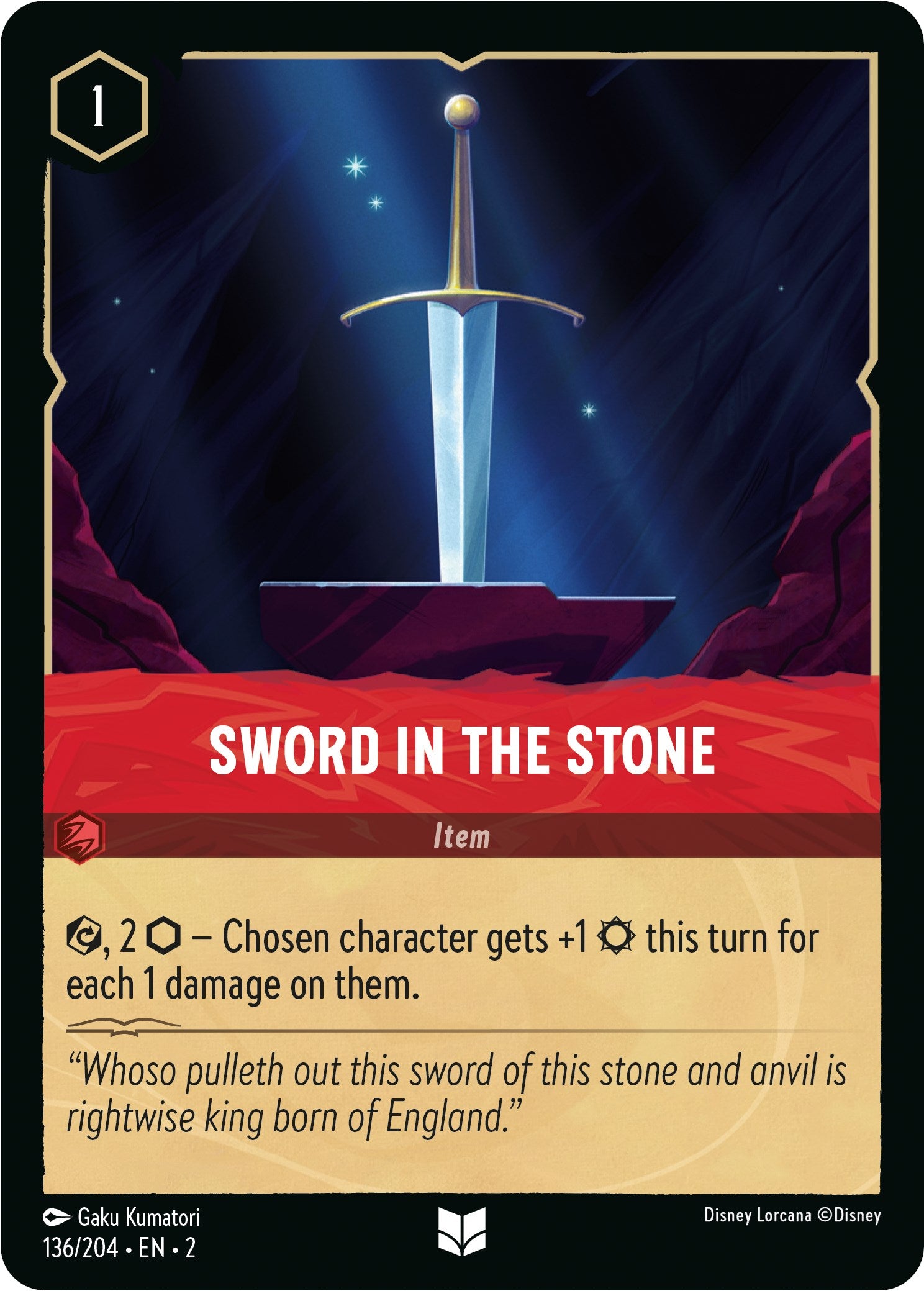 Sword in the Stone (136/204) [Rise of the Floodborn] | Rock City Comics