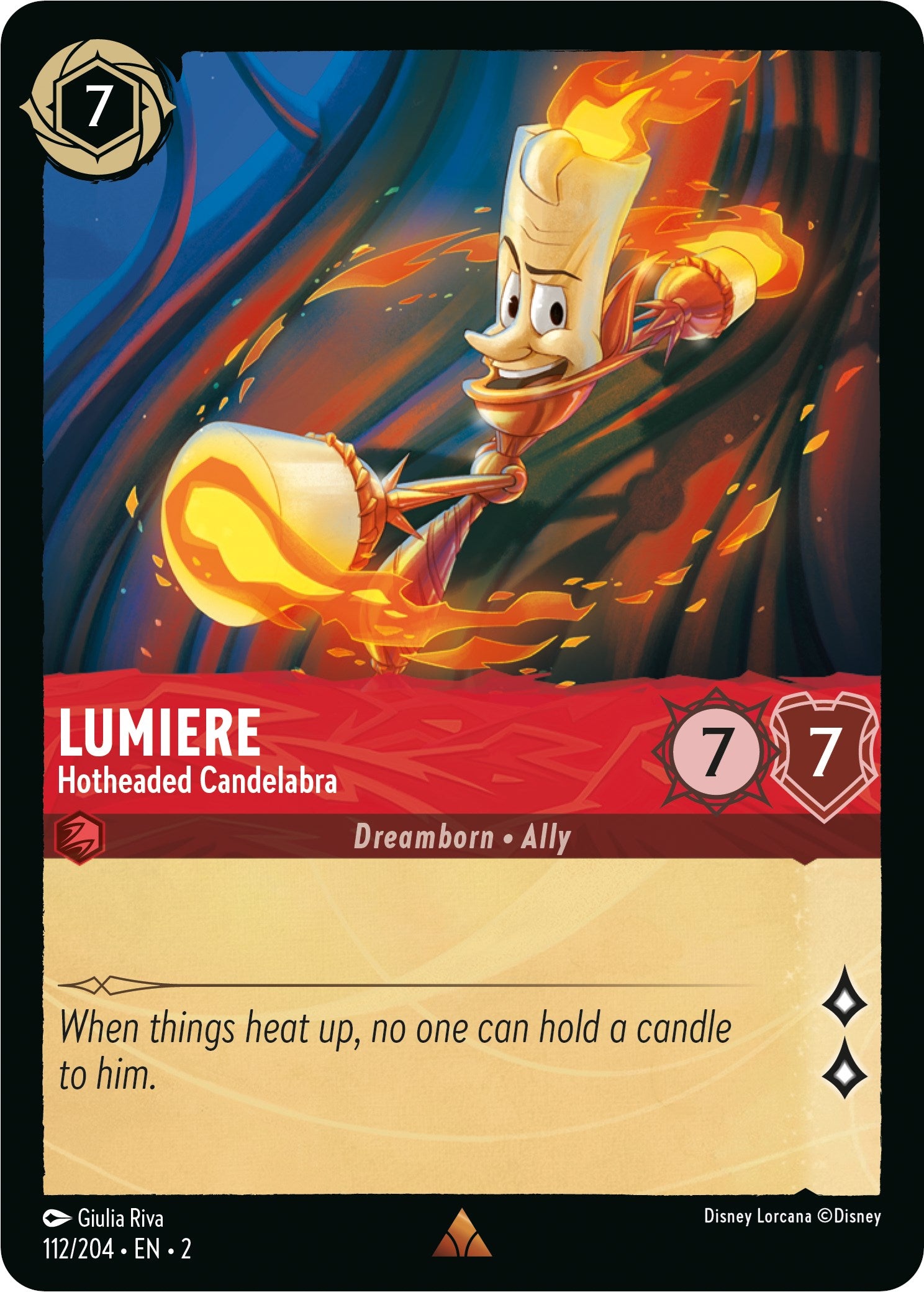 Lumiere - Hotheaded Candelabra (112/204) [Rise of the Floodborn] | Rock City Comics