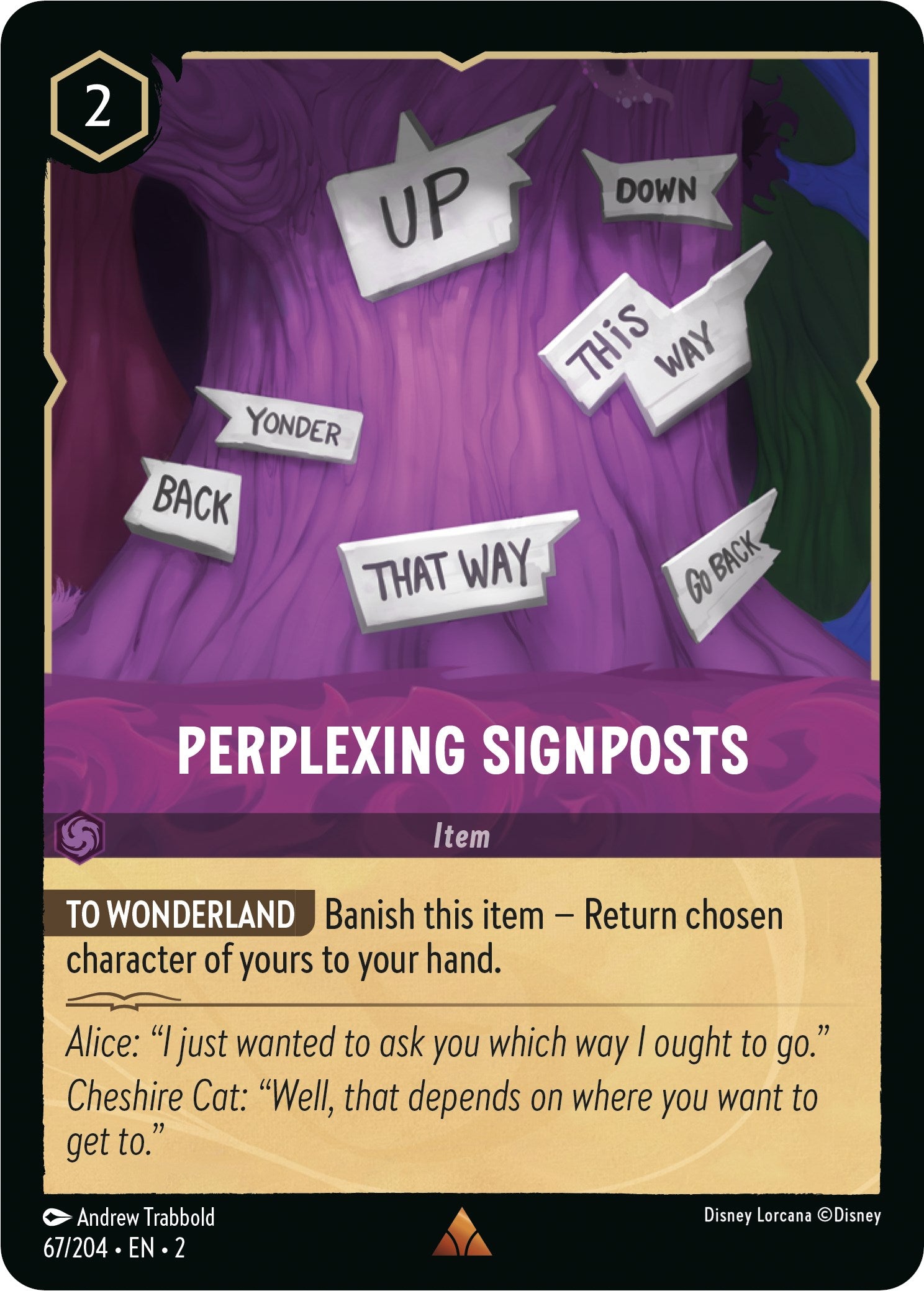 Perplexing Signposts (67/204) [Rise of the Floodborn] | Rock City Comics