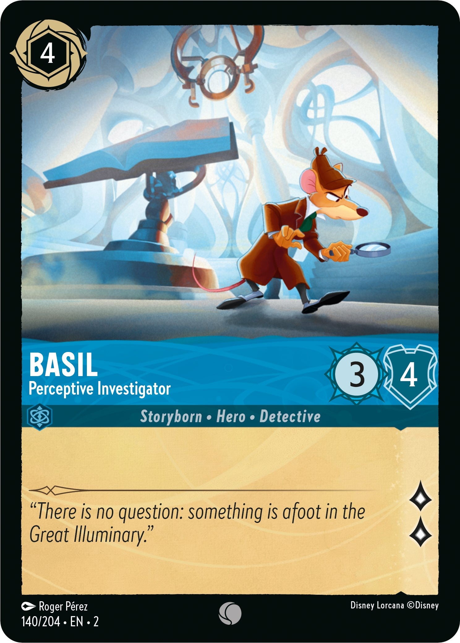 Basil - Perceptive Investigator (140/204) [Rise of the Floodborn] | Rock City Comics