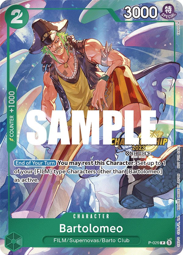 Bartolomeo (CS 2023 Event Pack) [One Piece Promotion Cards] | Rock City Comics