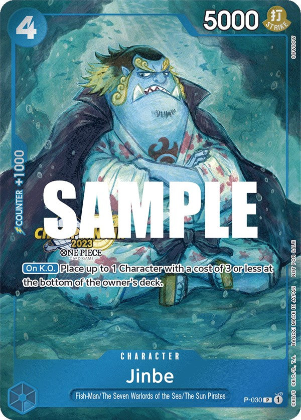 Jinbe (CS 2023 Event Pack) [One Piece Promotion Cards] | Rock City Comics