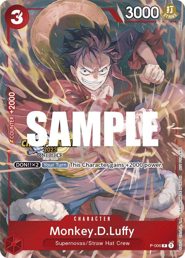 Monkey.D.Luffy (CS 2023 Celebration Pack) [One Piece Promotion Cards] | Rock City Comics