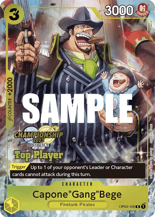 Capone"Gang"Bege (CS 2023 Top Players Pack) [One Piece Promotion Cards] | Rock City Comics