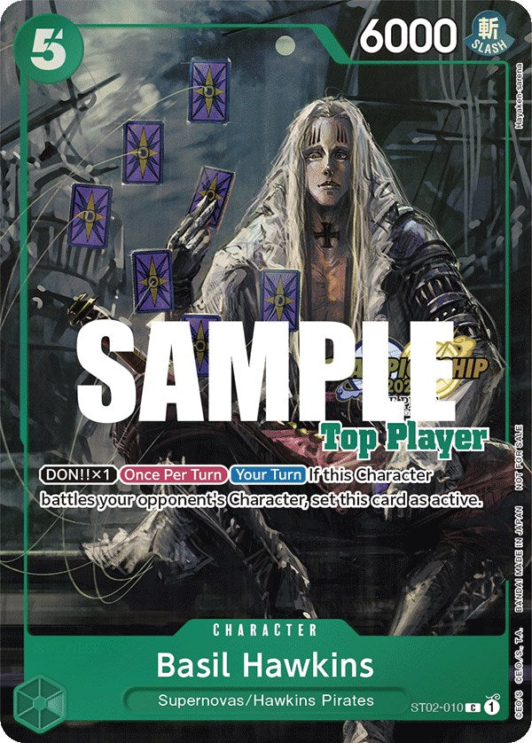 Basil Hawkins (CS 2023 Top Players Pack) [One Piece Promotion Cards] | Rock City Comics