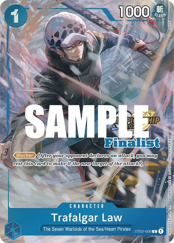 Trafalgar Law (CS 2023 Top Players Pack) [Finalist] [One Piece Promotion Cards] | Rock City Comics