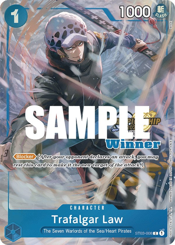 Trafalgar Law (CS 2023 Top Players Pack) [Winner] [One Piece Promotion Cards] | Rock City Comics