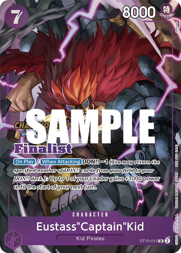 Eustass"Captain"Kid (CS 2023 Top Players Pack) [Finalist] [One Piece Promotion Cards] | Rock City Comics