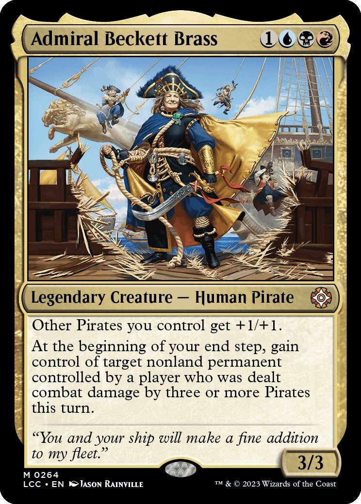 Admiral Beckett Brass [The Lost Caverns of Ixalan Commander] | Rock City Comics