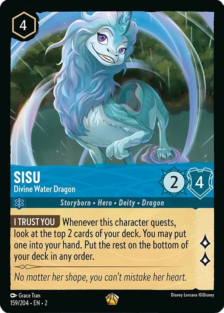 Sisu - Divine Water Dragon (159/204) [Rise of the Floodborn] | Rock City Comics