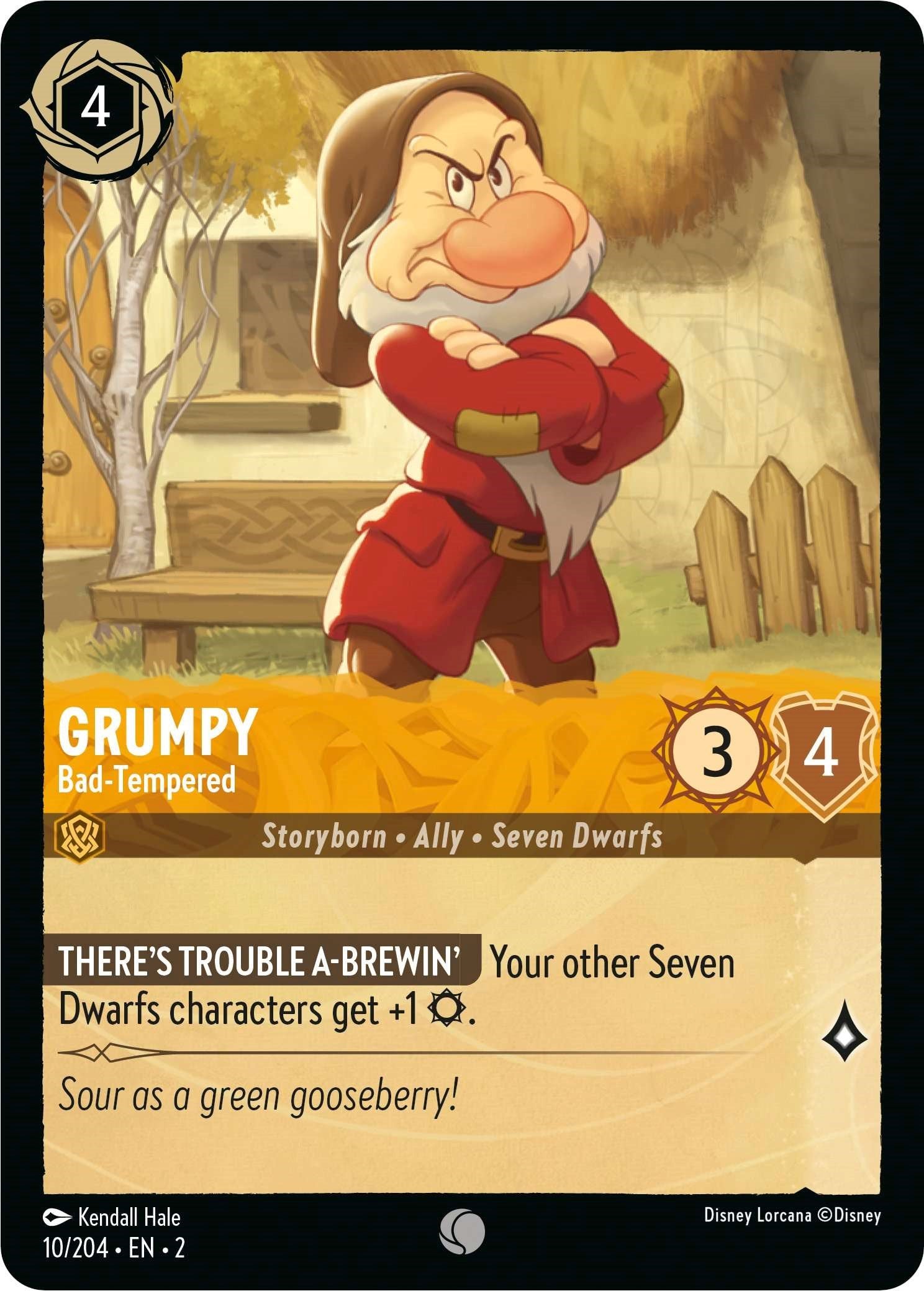 Grumpy - Bad-Tempered (10/204) [Rise of the Floodborn] | Rock City Comics