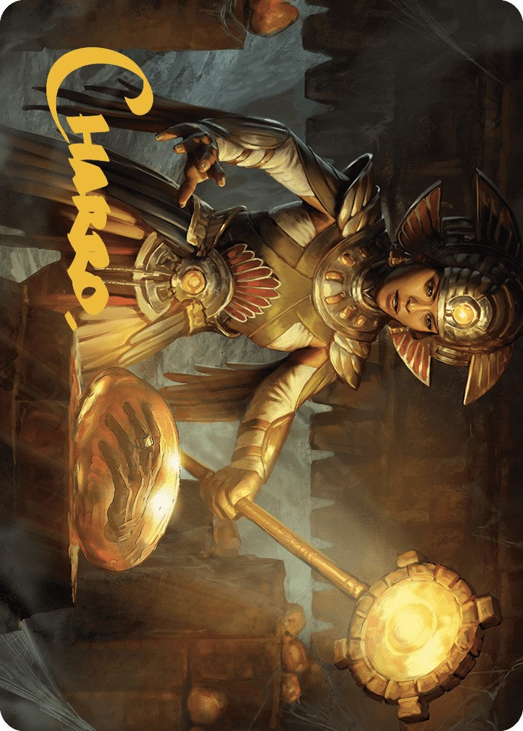 Curator of Sun's Creation Art Card (Gold-Stamped Signature) [The Lost Caverns of Ixalan Art Series] | Rock City Comics