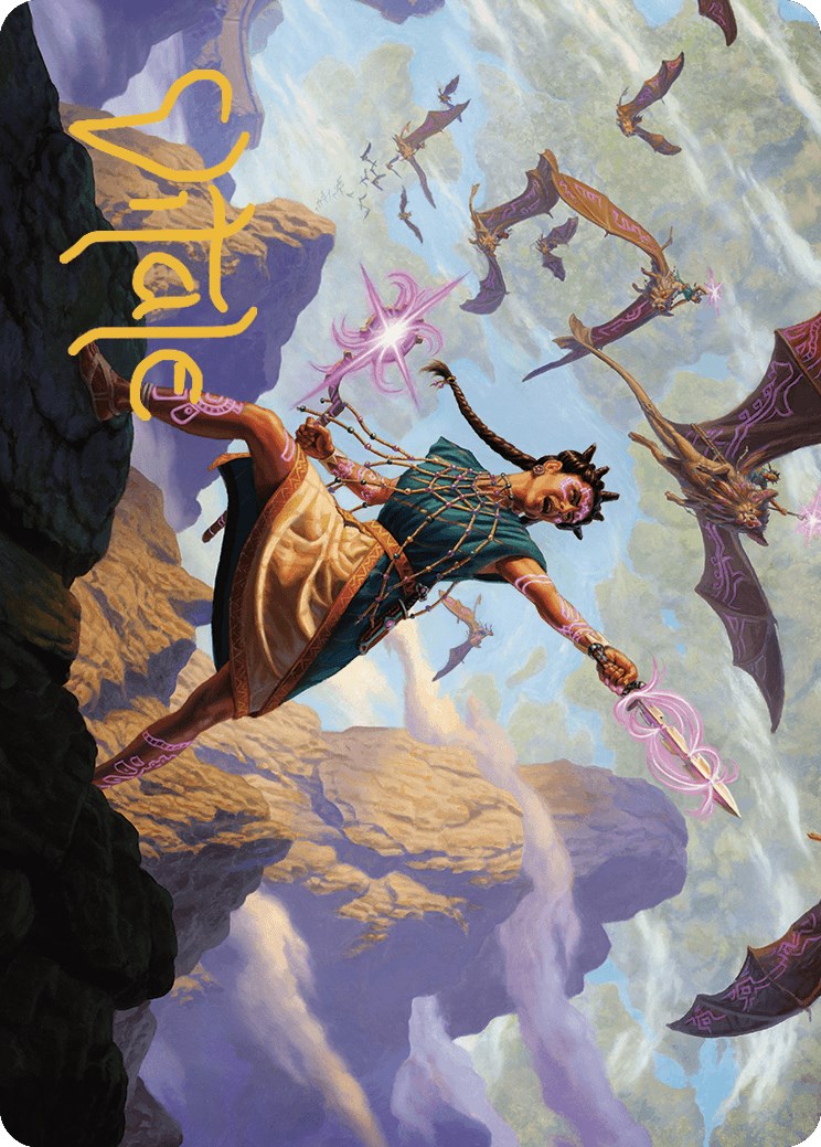 Warden of the Inner Sky Art Card (Gold-Stamped Signature) [The Lost Caverns of Ixalan Art Series] | Rock City Comics