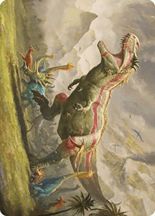 Ghalta, Stampede Tyrant Art Card [The Lost Caverns of Ixalan Art Series] | Rock City Comics