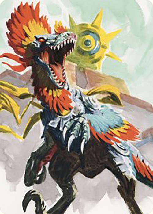 Pantlaza, Sun-Favored Art Card [The Lost Caverns of Ixalan Art Series] | Rock City Comics