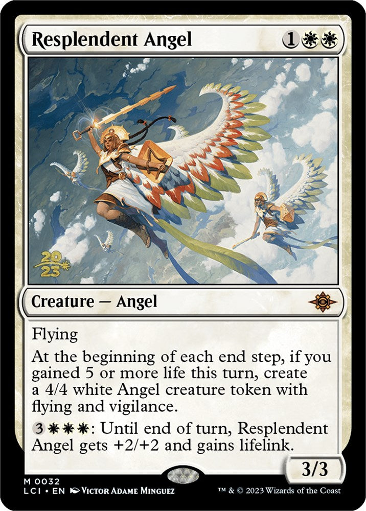 Resplendent Angel (LCI) [The Lost Caverns of Ixalan Prerelease Cards] | Rock City Comics