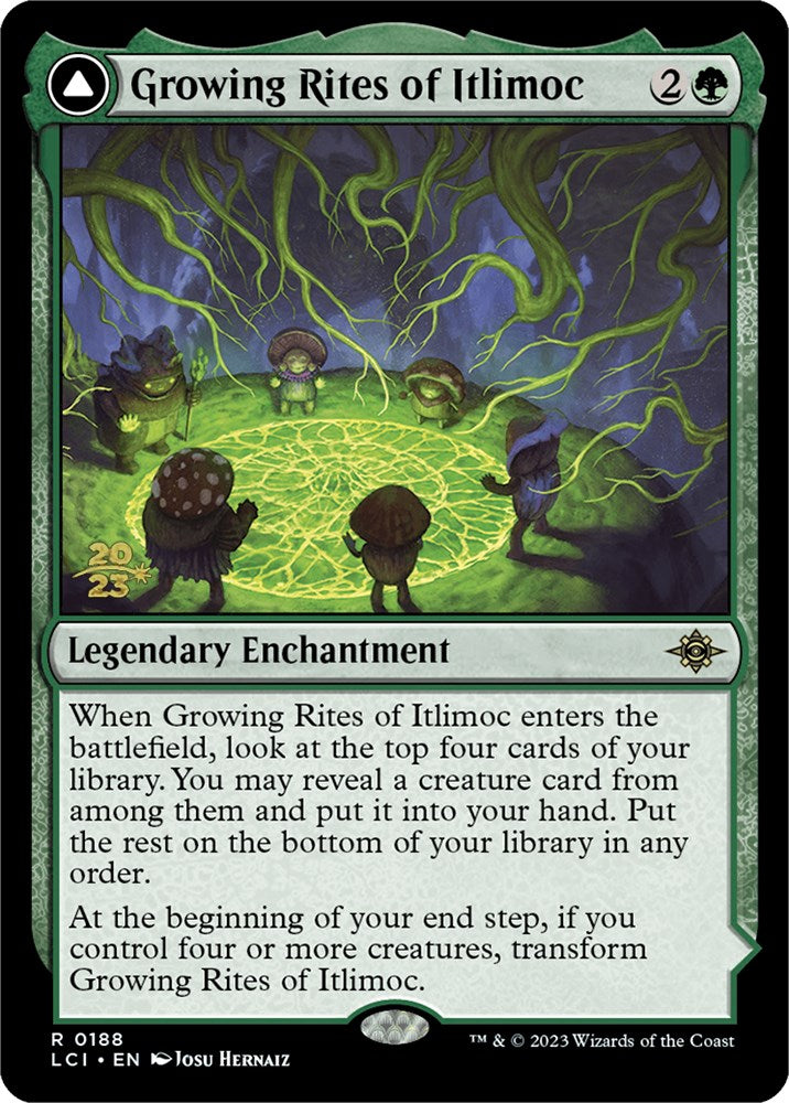 Growing Rites of Itlimoc // Itlimoc, Cradle of the Sun (LCI) [The Lost Caverns of Ixalan Prerelease Cards] | Rock City Comics