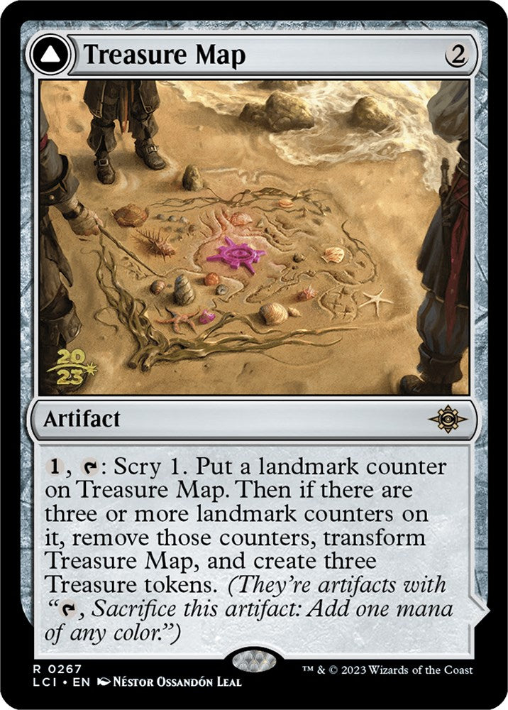 Treasure Map // Treasure Cove [The Lost Caverns of Ixalan Prerelease Cards] | Rock City Comics