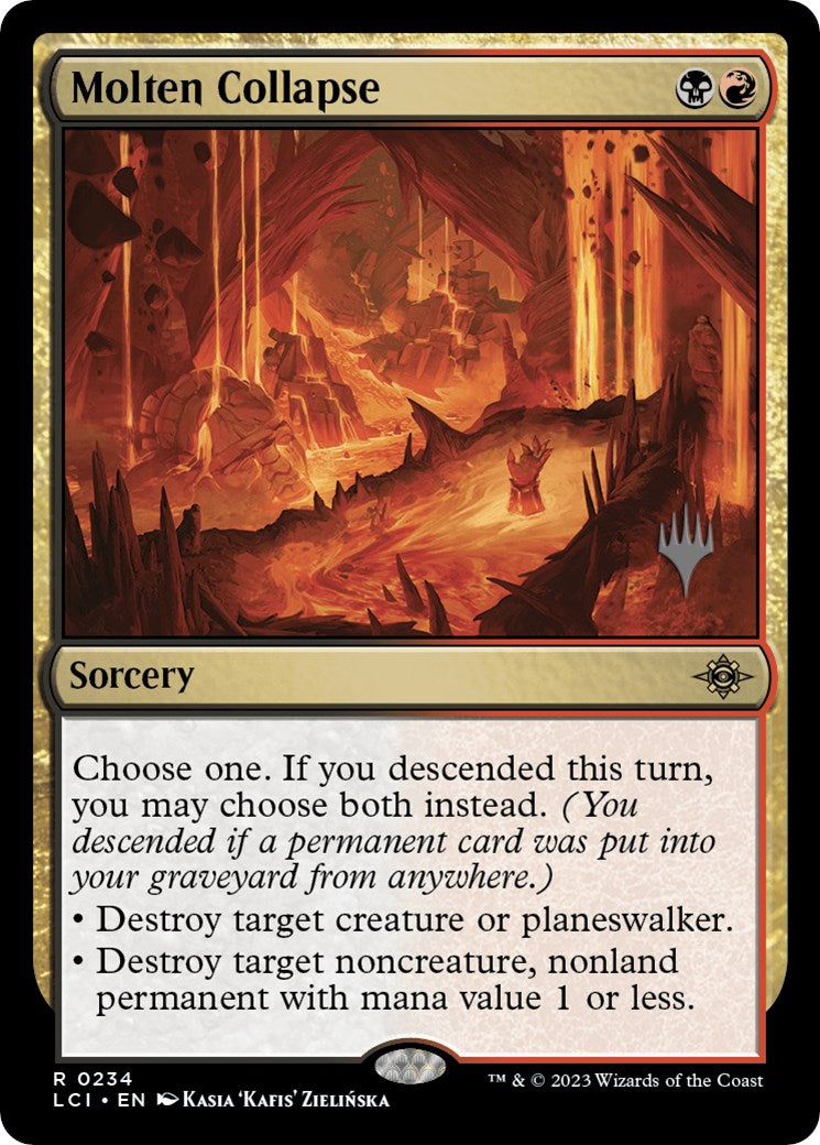 Molten Collapse (Promo Pack) [The Lost Caverns of Ixalan Promos] | Rock City Comics